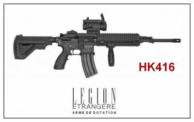 La 13e DBLE aura les premiers HK416